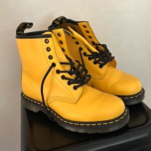 Yellow Dr. Marten, Doc Martens boots